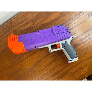 Fortnite Nerf SP-L Elite Dart Blaster Desert Eagle Purple Orange Grey Gun Pistol